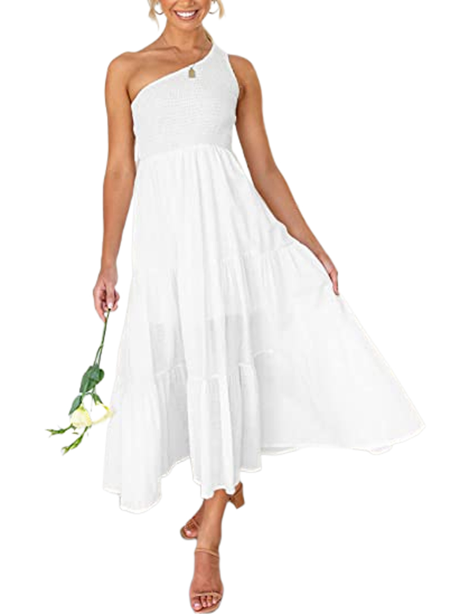 white flowy dress Alfabe Ciddi ...